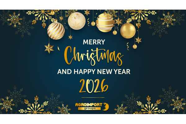 "Agro Import Group" wishes you a Merry Christmas and a Happy New Year 2026 !